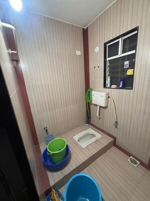 Bathroom in 2 BHK Apartment at Pimple Saudagar – for Sale
