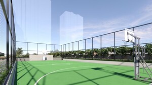 Balcony in 3 BHK Apartment at Kalpataru Vienta, Kandivali East – for Sale