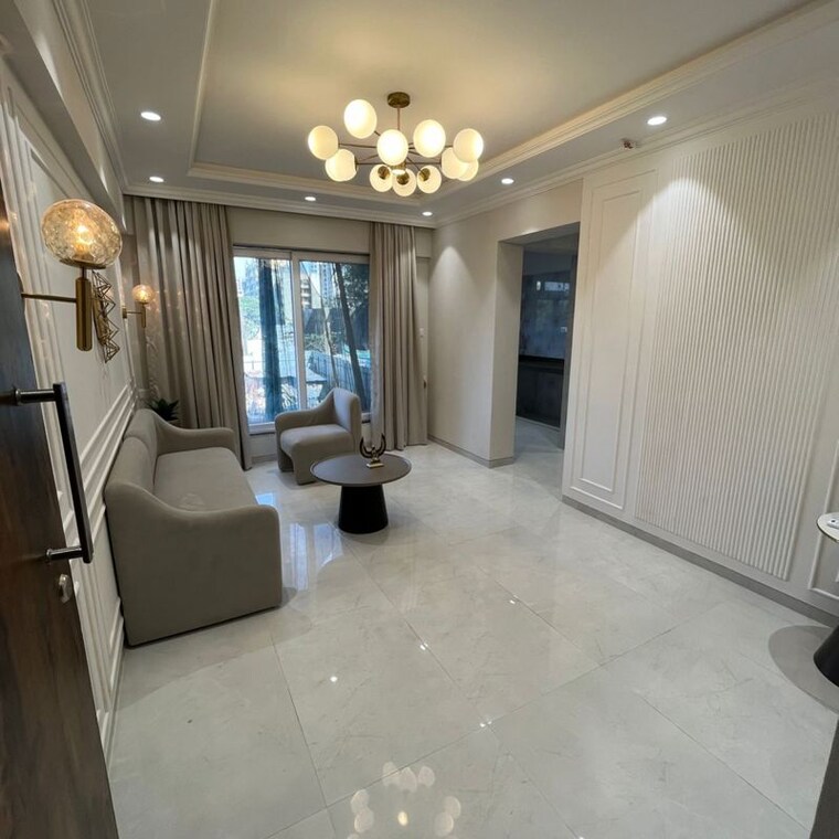 Living Room, vaibhavlaxmi-queens-glory 1 Bedroom 381 Sq.Ft. Apartment In Chembur Mumbai 9720583