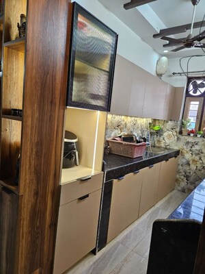 Kitchen in 3 BHK Builder Floor at Sector 37 – for Rent