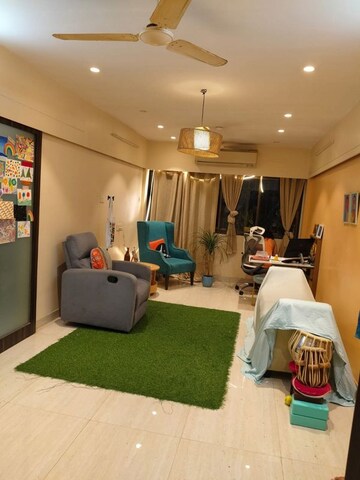 Living Room in 1 BHK Apartment at Bandra West – for Rent