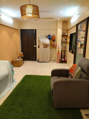 Living Room in 1 BHK Apartment at Bandra West – for Rent