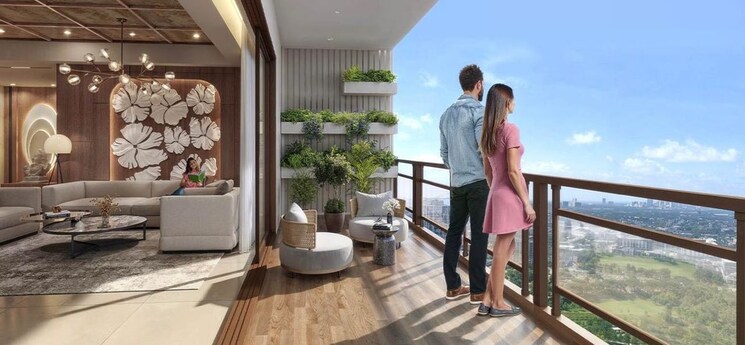 Balcony, hero-homes-palatial 3 Bedroom 2800 Sq.Ft. Apartment In Sector 104 Gurgaon 9720570