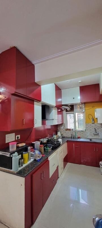 Kitchen in 2 BHK Apartment at Supertech Livingston, Sain Vihar – for Sale