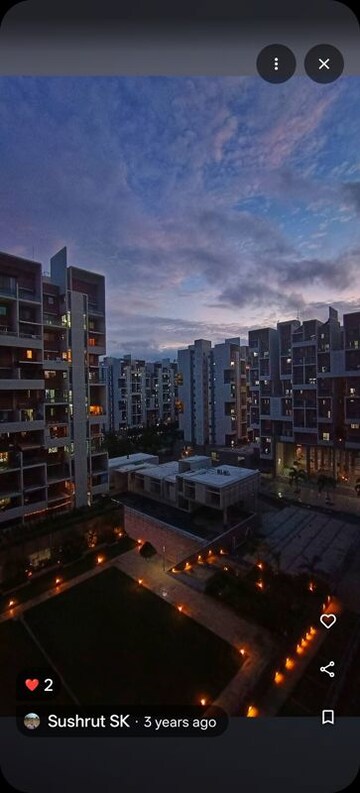 1 BHK Apartment – Exterior View View at Rohan Abhilasha, Wagholi - for Rent