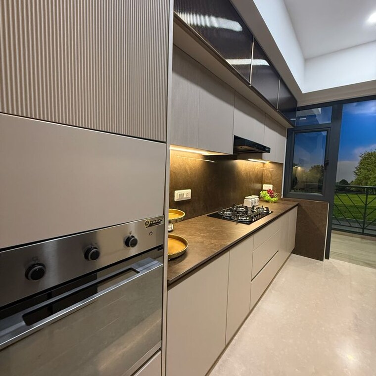 Kitchen, hero-homes-palatial 4 Bedroom 3460 Sq.Ft. Apartment In Tek Chand Nagar Gurgaon 9720882