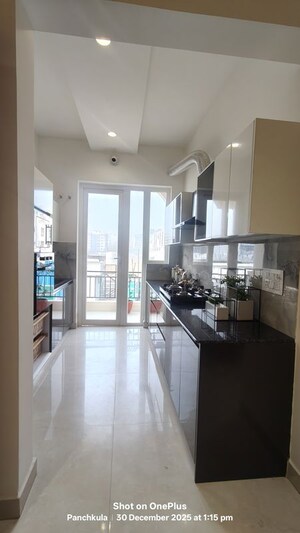 Kitchen in 3 BHK Apartment at Dhakoli – for Sale