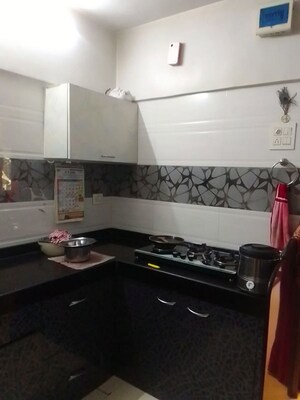 Kitchen in 1 BHK Apartment at Sundar Sarovar Complex, Mira Road East – for Sale
