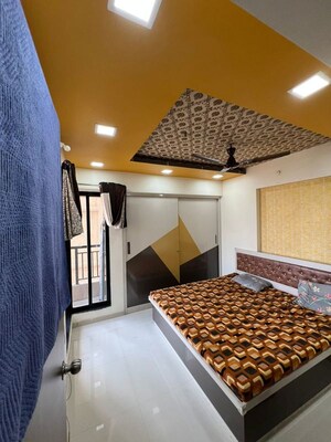 Bedroom in 2 BHK Apartment at Raunak City Sector 4 D4, Kalyan West – for Sale