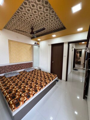 Bedroom in 2 BHK Apartment at Raunak City Sector 4 D4, Kalyan West – for Sale