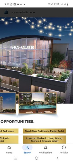3 BHK Apartment – Exterior View View at SKA Orion, Sector 143b - for Sale
