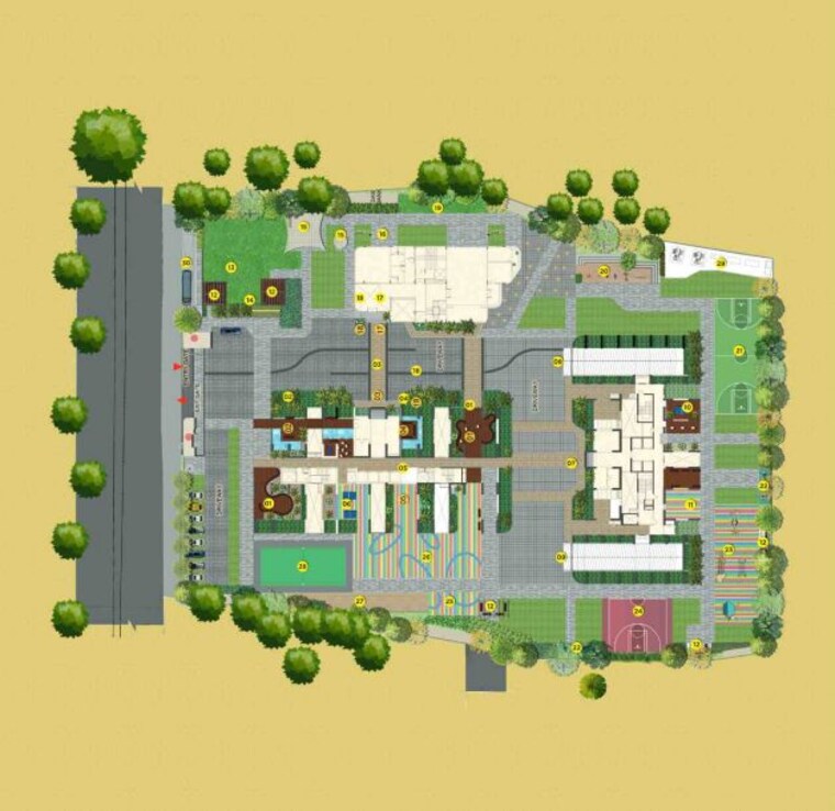 Master Plan, nallagandla 3 Bedroom 1690 Sq.Ft. Apartment In Nallagandla Hyderabad 9721277