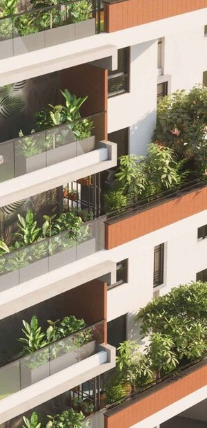Balcony in 2 BHK Apartment at Financial District – for Sale