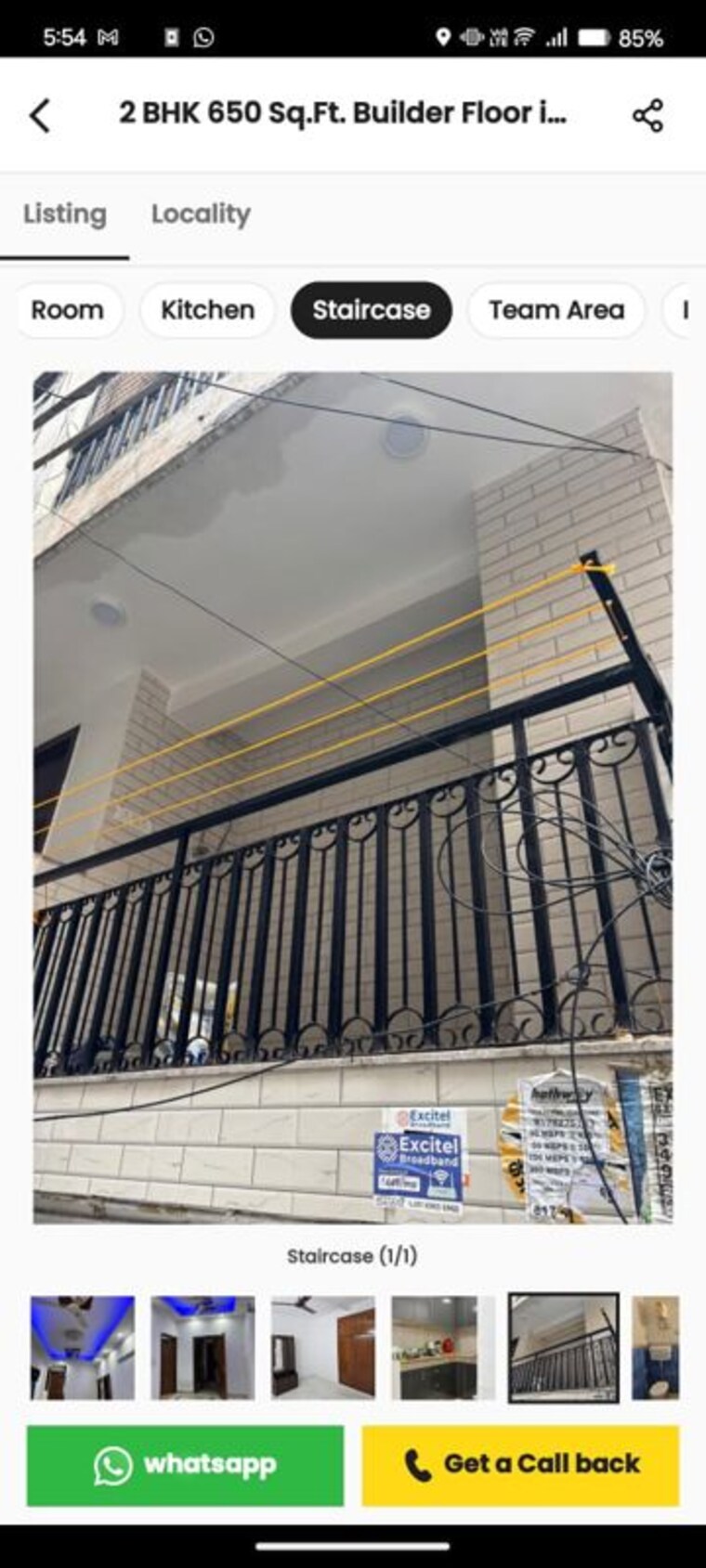 undefined, malviya nagar 1 Bedroom 500 Sq.Ft. Builder Floor In Malviya Nagar Delhi 9721385