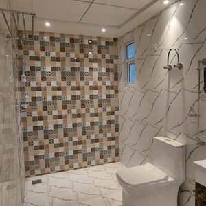 Bathroom in 3 BHK Apartment at Tech Zone 4 Greater Noida – for Sale