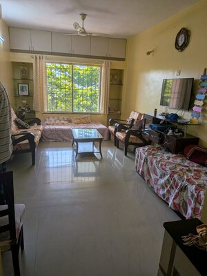 Living Room in 2 BHK Apartment at Bhujbal Shivranjan Towers, Pashan – for Rent