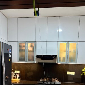 Living Room in 2 BHK Apartment at Puravankara Palm Beach, Essel Gardens – for Rent