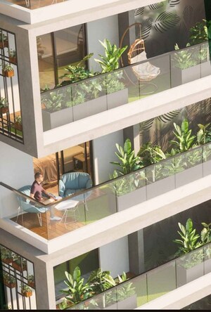 Balcony in 3 BHK Apartment at Financial District – for Sale