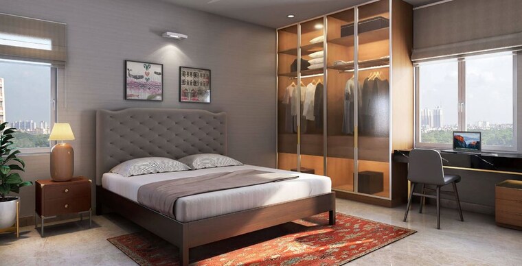 Bedroom, brigade-gateway 4 Bedroom 4980 Sq.Ft. Apartment In Kokapet Hyderabad 9721588