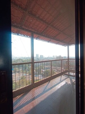 Balcony in 4 BHK Apartment at Gagangiri Complex, Dahisar West – for Sale