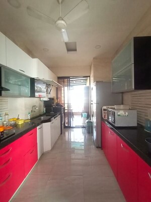 Kitchen in 4 BHK Apartment at Gagangiri Complex, Dahisar West – for Sale