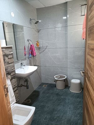 Bathroom in 3 BHK Builder Floor at Dhakoli – for Sale