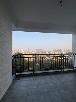 Balcony in 3 BHK Apartment at Krishna Lotus Court, Kharadi – for Rent