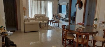 Living Room in 4 BHK Apartment at Gomti Nagar – for Rent