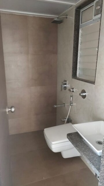 Bathroom in 3 BHK Apartment at Veena Serenity, Chembur – for Rent