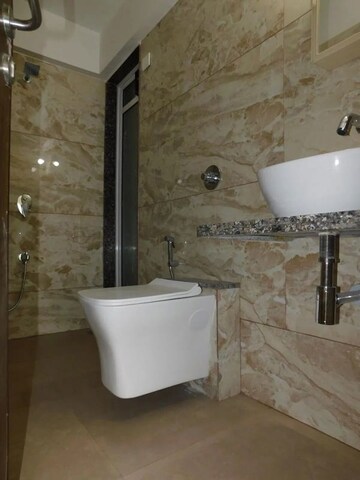 Bathroom in 2 BHK Apartment at Sri Zynergy, Suman Nagar – for Rent