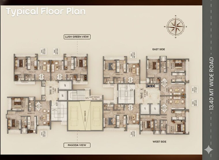 Master Plan, sigma-amber 1 Bedroom 409 Sq.Ft. Apartment In Kandivali West Mumbai 9721756