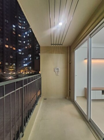 Building Lobby in 2 BHK Apartment at Bhartiya Nikoo Homes Phase 2, Thanisandra Main Road – for Rent