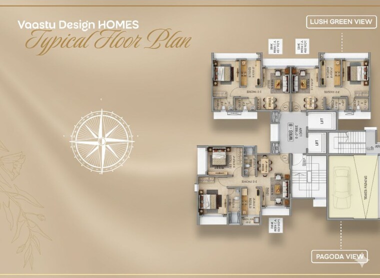 Floor Plan, sigma-amber 2 Bedroom 630 Sq.Ft. Apartment In Kandivali West Mumbai 9721762
