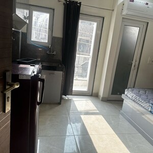 Kitchen in 1 RK Builder Floor at Huda Staff Colony, Sector 46 – for Rent