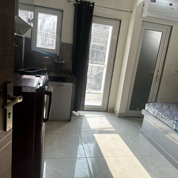 Kitchen in 1 RK Builder Floor at Huda Staff Colony, Sector 46 – for Rent