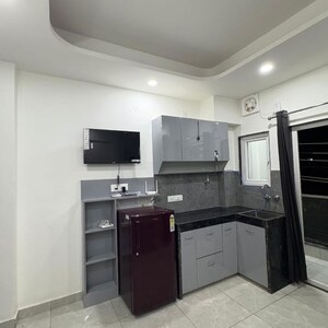 Kitchen in 1 RK Builder Floor at Huda Staff Colony, Sector 46 – for Rent