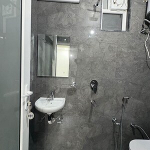 Bathroom in 1 RK Builder Floor at Huda Staff Colony, Sector 46 – for Rent
