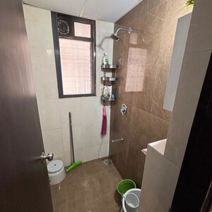 Bathroom in 1 BHK Apartment at Shapoorji Pallonji Joyville, Virar West – for Rent