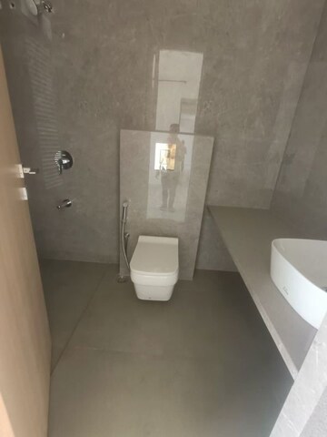 Bathroom in 3 BHK Apartment at Tricity Montview, Sanpada – for Rent