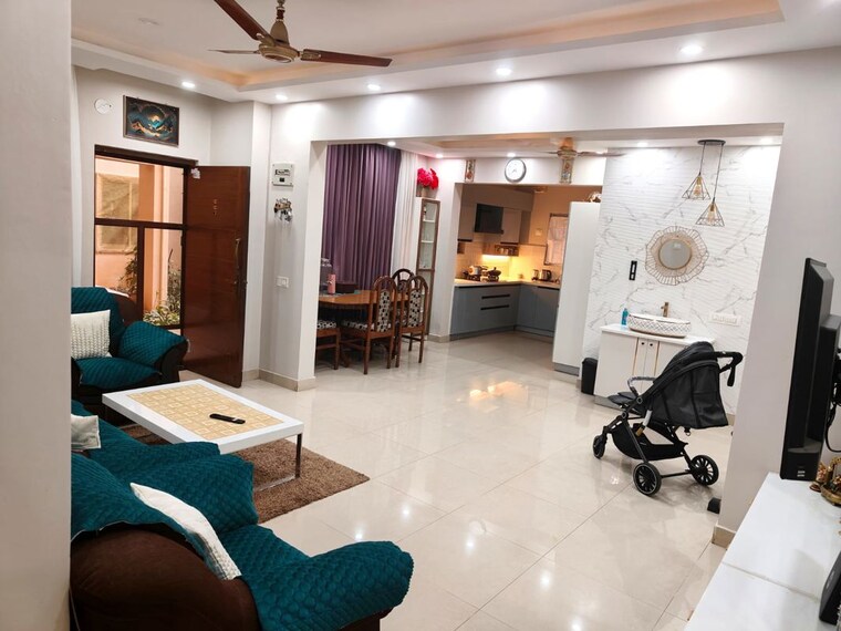 Living Room, puravankara-purva-graces 3 Bedroom 1800 Sq.Ft. Apartment In Amrutahalli Bangalore 9721842