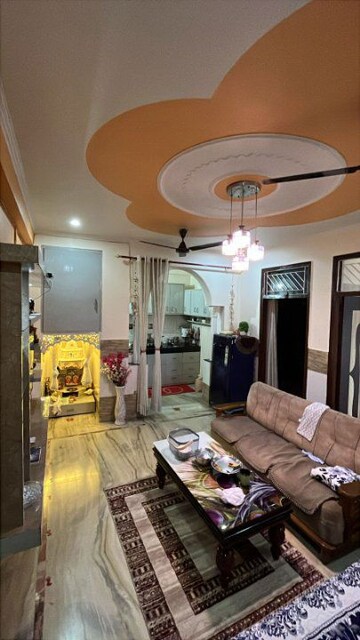 Living Room in 3 BHK Builder Floor at Chiranjiv Vihar – for Sale