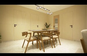 Living Room in 3 BHK Apartment at Vesu – for Sale