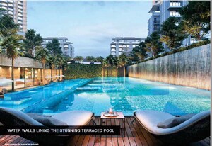 Swimming Pool in 2 BHK Apartment at Godrej Palm Retreat, Sector 150 – for Sale