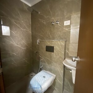 Bathroom in 3 BHK Builder Floor at Chattarpur – for Rent