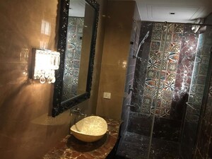 Bathroom in 3 BHK Builder Floor at Greater Kailash I – for Sale