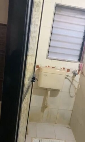 Bathroom in 1 BHK Apartment at Divya Shivangan, Bhandup West – for Rent