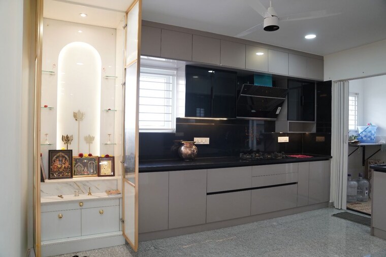 Kitchen, bollineni-bion 4 Bedroom 3350 Sq.Ft. Apartment In Kothaguda Hyderabad 9722260