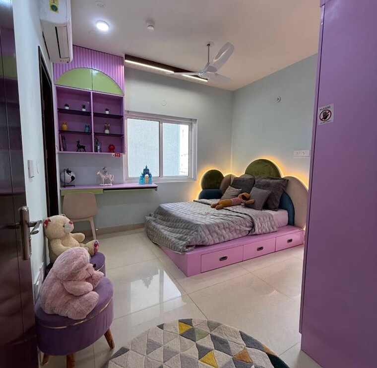 Master Bedroom, lansum-el-dorado 3 Bedroom 1860 Sq.Ft. Apartment In Narsingi Hyderabad 9722301