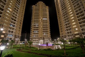 3 BHK Apartment – Exterior View View at Purvanchal Royal City, Chi V Greater Noida - for Rent