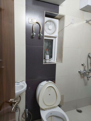 Bathroom in 2 BHK Apartment at Sunshine Enclave New Town, New Town – for Rent